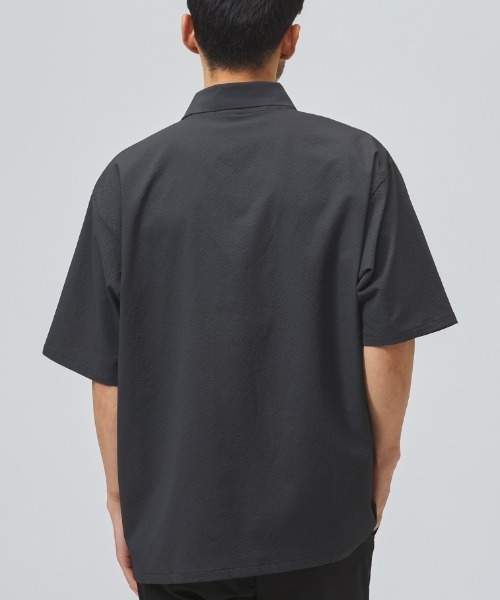 NEW BALANCE（ニューバランス）の「【別注】ニューバランス New Balance シアサッカーポロシャツ 限定コラボ（ポロシャツ・メンズ・ブラック/ベージュ/ネイビー・LL/3L/S/M/L）」の6枚目の写真