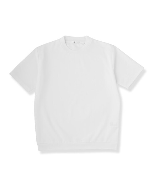 tk.TAKEO KIKUCHI(ティーケータケオキクチ)の「半袖スマートカットソー(Tシャツ/カットソー・メンズ・ブラック/ホワイト・01/02/03)」の3枚目の写真