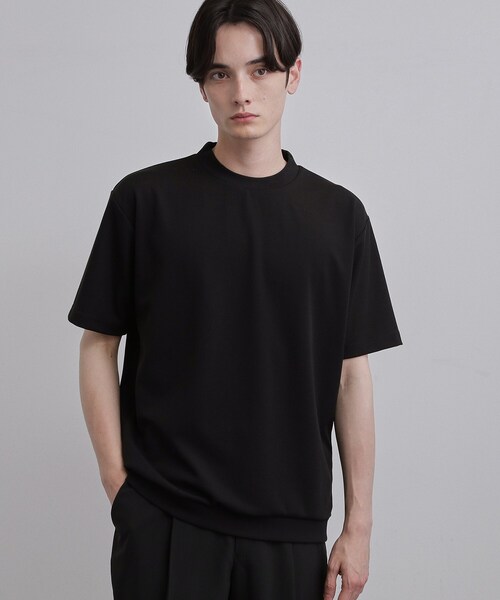 tk.TAKEO KIKUCHI(ティーケータケオキクチ)の「半袖スマートカットソー(Tシャツ/カットソー・メンズ・ブラック/ホワイト・01/02/03)」の8枚目の写真