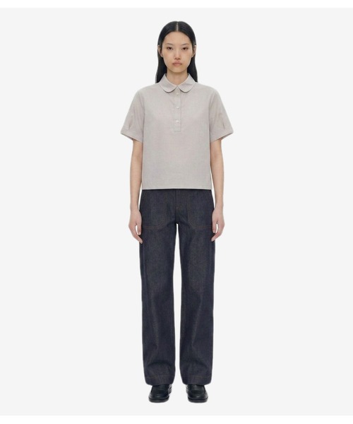 A.P.C.（アーペーセー）の「CHEMISETTE ANNE（シャツ/ブラウス・レディース・ブラウン/ブルー・34/38/36）」の3枚目の写真