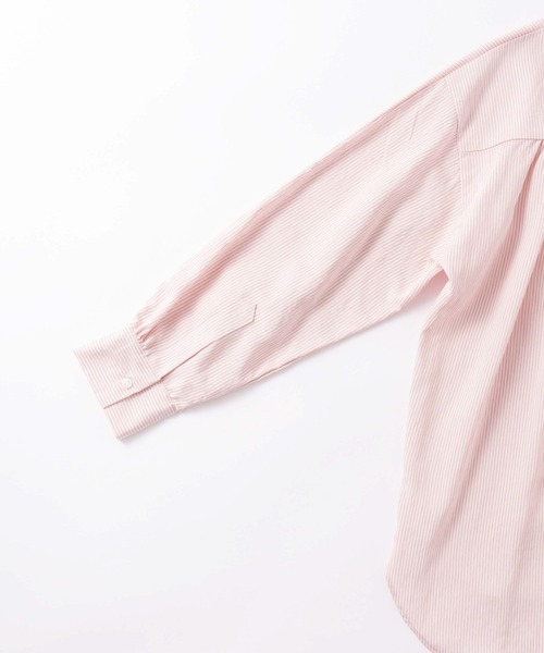 WHYTO.（ホワイト）の「「WHYTO. / ホワイト」curve frill stripe blouse（シャツ/ブラウス・レディース・ブルー/ピンク・36/38）」の22枚目の写真