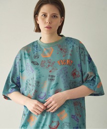 Duckster（ダックスター）の「Duckster ダックスター 総柄プロレスTEE（Tシャツ/カットソー）」