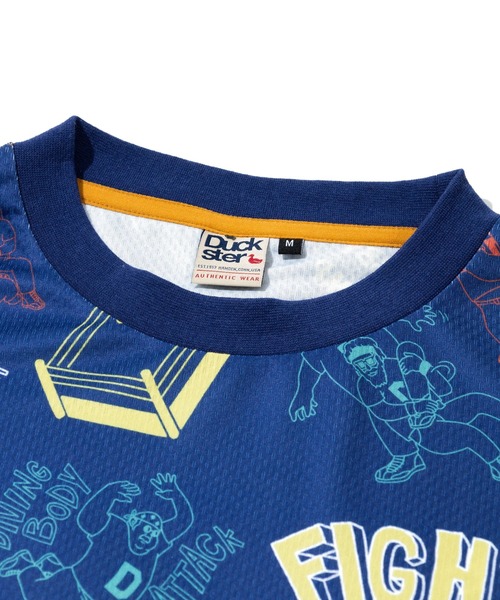 Duckster(ダックスター)の「Duckster/ダックスター 総柄プロレスTEE(Tシャツ/カットソー・メンズ・その他1/その他3/その他2・X-LARGE/LARGE/MEDIUM)」の4枚目の写真