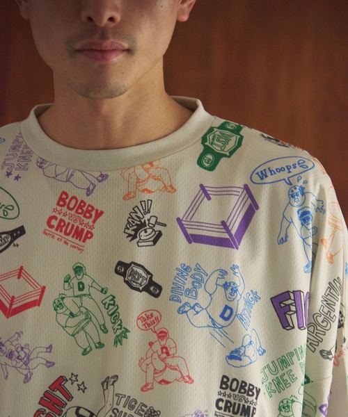 Duckster(ダックスター)の「Duckster/ダックスター 総柄プロレスTEE(Tシャツ/カットソー・メンズ・その他1/その他3/その他2・X-LARGE/LARGE/MEDIUM)」の22枚目の写真