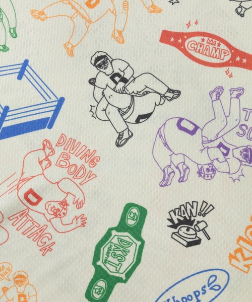 Duckster(ダックスター)の「Duckster/ダックスター 総柄プロレスTEE(Tシャツ/カットソー・メンズ・その他1/その他3/その他2・X-LARGE/LARGE/MEDIUM)」の21枚目の写真