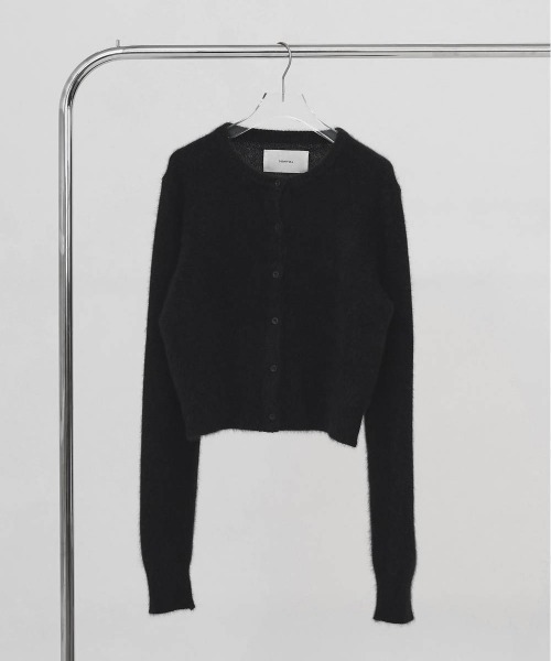 TODAYFUL(トゥデイフル)の「【TODAYFUL/トゥデイフル】Fox Wool Cardigan/フォックスウールカーディガン(カーディガン/ボレロ・レディース・キナリ/グレー/ブラック・FREE)」の2枚目の写真