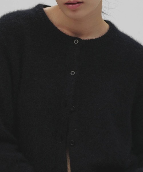 TODAYFUL(トゥデイフル)の「【TODAYFUL/トゥデイフル】Fox Wool Cardigan/フォックスウールカーディガン(カーディガン/ボレロ・レディース・キナリ/グレー/ブラック・FREE)」の8枚目の写真