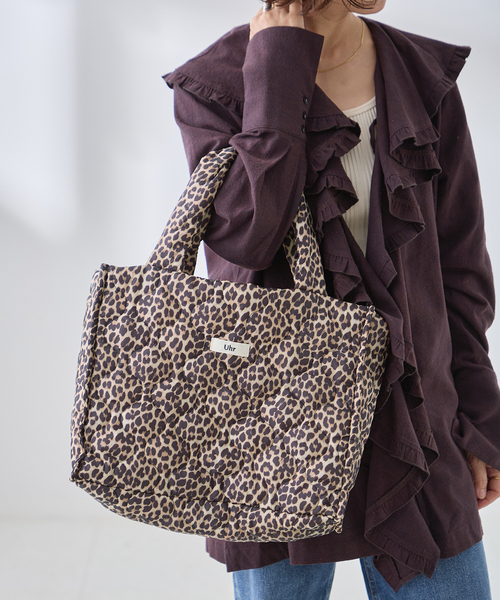 Uhr(ウーア)の「Uhr/ウーア Quilting Bag バッグ(トートバッグ・レディース・ブラウン・FREE)」の3枚目の写真
