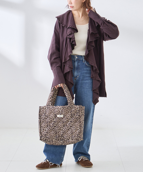 Uhr(ウーア)の「Uhr/ウーア Quilting Bag バッグ(トートバッグ・レディース・ブラウン・FREE)」の5枚目の写真