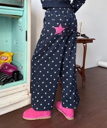 スタープリントカーブスウェットパンツ