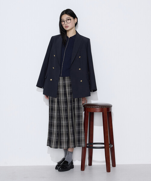 COMME CA（コムサ）の「〔 Sサイズ 〕 【セットアップ対応】T／W2WAYストレッチ ジャケット（テーラードジャケット・レディース・ネイビー・5号）」の22枚目の写真