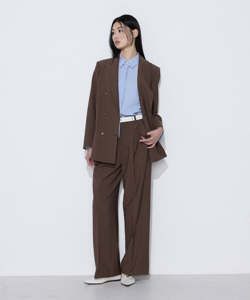 COMME CA（コムサ）の「〔 Sサイズ 〕 【セットアップ対応】T／W2WAYストレッチ ジャケット（テーラードジャケット・レディース・ネイビー・5号）」の19枚目の写真