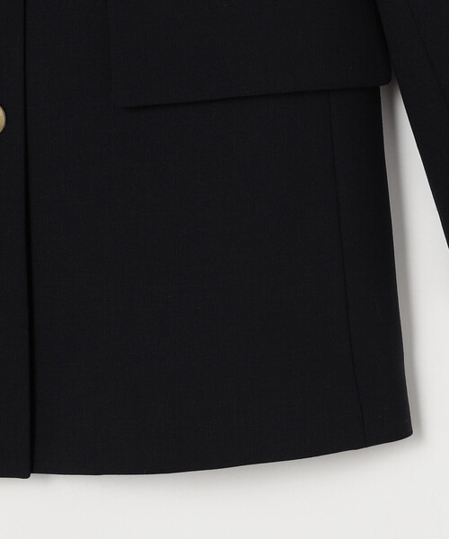 COMME CA（コムサ）の「〔 Sサイズ 〕 【セットアップ対応】T／W2WAYストレッチ ジャケット（テーラードジャケット・レディース・ネイビー・5号）」の6枚目の写真