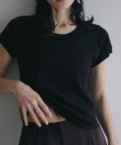 ONE SHOULDER GATHER TOPS/ワンショルダーギャザートップス（Tシャツ