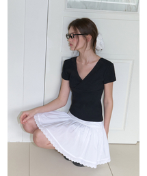 Sia v lace half t-shirt (black)