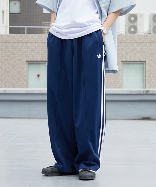 adidas/アディダス BAGGY TRACK PANTS OS TP トラックパンツ ライン