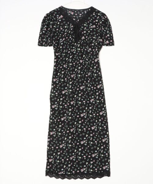 YUGA(ユーガ)の「YUGA_YGMC Korean-style Floral print dress(ワンピース・レディース・ブラック・FREE)」の22枚目の写真