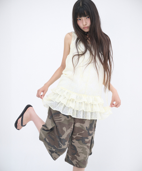 ITZAVIBE(イッザバイブ)の「CAMO SIDE POCKET BERMUDA PANTS(その他パンツ・レディース・その他・MEDIUM/LARGE)」の4枚目の写真