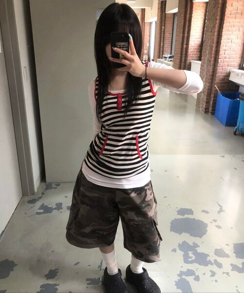 ITZAVIBE(イッザバイブ)の「CAMO SIDE POCKET BERMUDA PANTS(その他パンツ・レディース・その他・MEDIUM/LARGE)」の14枚目の写真