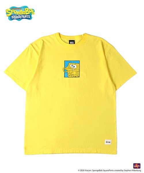 MFC STORE（エムエフシーストア）の「SpongeBob x MFC STORE PULLING A FACE S/S TEE（Tシャツ/カットソー・メンズ・イエロー/ブラック/ホワイト・XS/S/M/L/XL/XXL）」の15枚目の写真