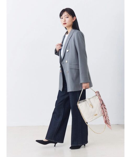 TONAL（トーナル）の「【SOMETHING別注】LACE UP WIDE（デニムパンツ・レディース・インディゴブルー・MEDIUM/SMALL/X-SMALL）」の8枚目の写真