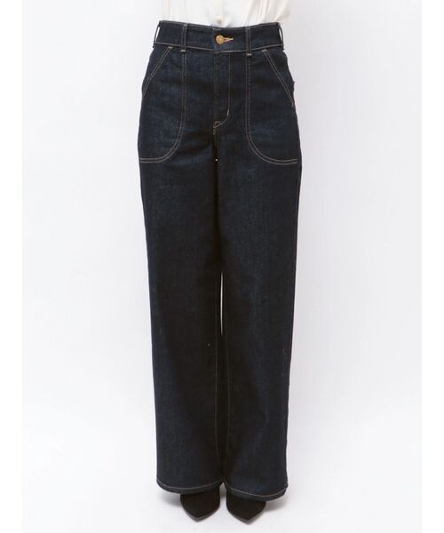 TONAL（トーナル）の「【SOMETHING別注】LACE UP WIDE（デニムパンツ・レディース・インディゴブルー・MEDIUM/SMALL/X-SMALL）」の13枚目の写真