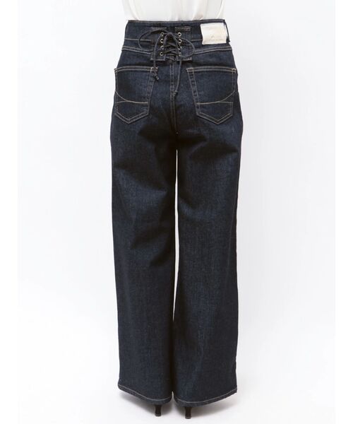 TONAL（トーナル）の「【SOMETHING別注】LACE UP WIDE（デニムパンツ・レディース・インディゴブルー・MEDIUM/SMALL/X-SMALL）」の15枚目の写真