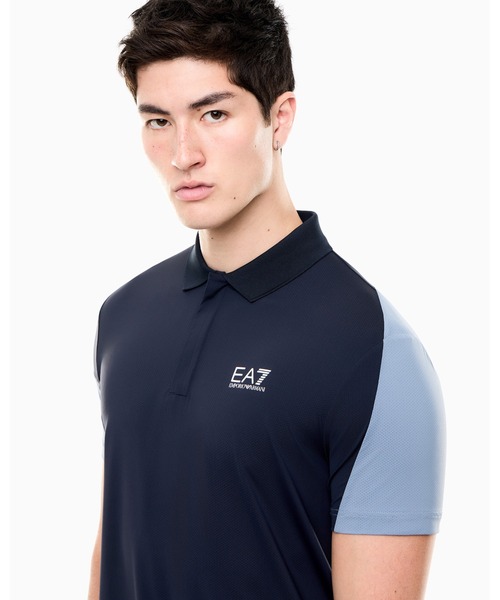 EMPORIO ARMANI EA7(エンポリオアルマーニイーエーセブン)の「【エンポリオ アルマーニ EA7】レギュラーフィット ポロシャツ Tennis Pro テニスプロ(ポロシャツ・メンズ・ネイビー/グリーン/ブラック・X-SMALL/X-LARGE/SMALL/MEDIUM/LARGE)」の9枚目の写真