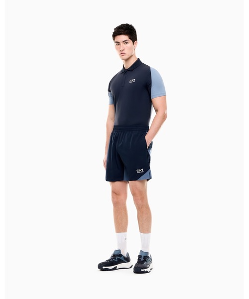 EMPORIO ARMANI EA7(エンポリオアルマーニイーエーセブン)の「【エンポリオ アルマーニ EA7】レギュラーフィット ポロシャツ Tennis Pro テニスプロ(ポロシャツ・メンズ・ネイビー/グリーン/ブラック・X-SMALL/X-LARGE/SMALL/MEDIUM/LARGE)」の10枚目の写真
