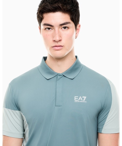 EMPORIO ARMANI EA7(エンポリオアルマーニイーエーセブン)の「【エンポリオ アルマーニ EA7】レギュラーフィット ポロシャツ Tennis Pro テニスプロ(ポロシャツ・メンズ・ネイビー/グリーン/ブラック・X-SMALL/X-LARGE/SMALL/MEDIUM/LARGE)」の13枚目の写真