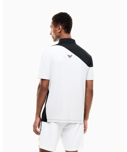 EMPORIO ARMANI EA7(エンポリオアルマーニイーエーセブン)の「【エンポリオ アルマーニ EA7】レギュラーフィット ポロシャツ Tennis Pro テニスプロ(ポロシャツ・メンズ・ネイビー/グリーン/ブラック・X-SMALL/X-LARGE/SMALL/MEDIUM/LARGE)」の5枚目の写真