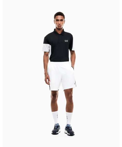 EMPORIO ARMANI EA7(エンポリオアルマーニイーエーセブン)の「【エンポリオ アルマーニ EA7】レギュラーフィット ポロシャツ Tennis Pro テニスプロ(ポロシャツ・メンズ・ネイビー/グリーン/ブラック・X-SMALL/X-LARGE/SMALL/MEDIUM/LARGE)」の6枚目の写真