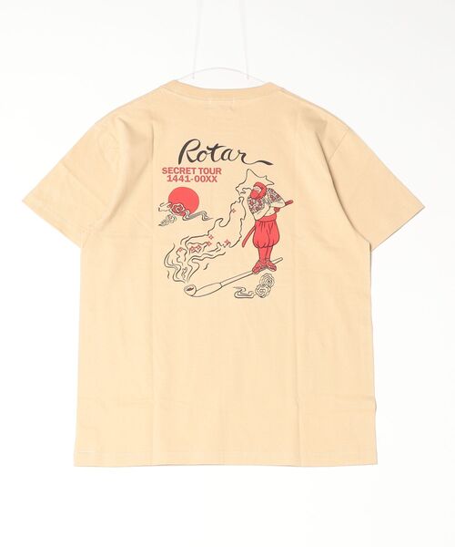 ROTAR(ローター)の「SECRET TOUR Tee(Tシャツ/カットソー・メンズ・ブラック/ホワイト/ライトベージュ・LARGE/MEDIUM/X-LARGE)」の12枚目の写真