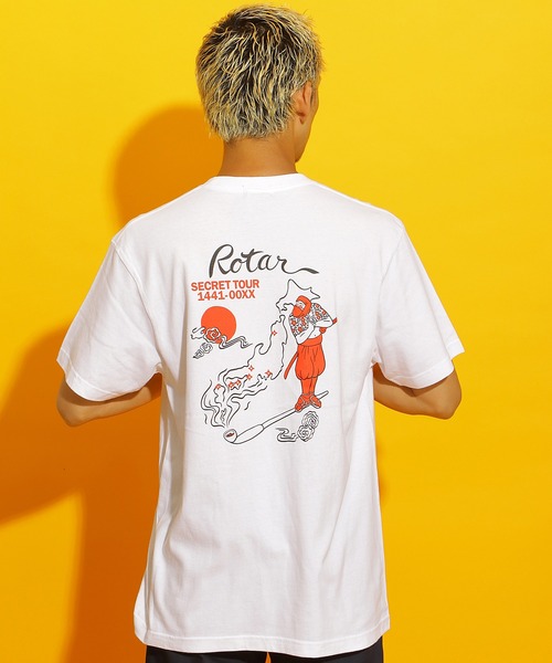 ROTAR(ローター)の「SECRET TOUR Tee(Tシャツ/カットソー・メンズ・ブラック/ホワイト/ライトベージュ・LARGE/MEDIUM/X-LARGE)」の1枚目の写真