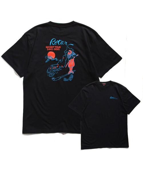 ROTAR(ローター)の「SECRET TOUR Tee(Tシャツ/カットソー・メンズ・ブラック/ホワイト/ライトベージュ・LARGE/MEDIUM/X-LARGE)」の2枚目の写真