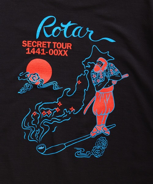 ROTAR(ローター)の「SECRET TOUR Tee(Tシャツ/カットソー・メンズ・ブラック/ホワイト/ライトベージュ・LARGE/MEDIUM/X-LARGE)」の11枚目の写真