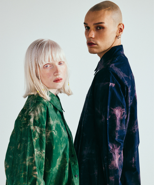KINETICLO(キネティクロ)の「水染めシャツ(グリーン)(シャツ/ブラウス・レディース・その他・LARGE/MEDIUM)」の4枚目の写真