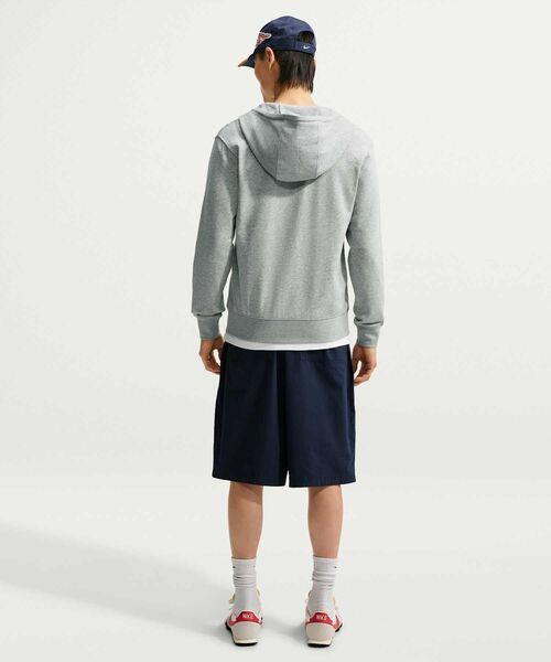 NIKE(ナイキ)の「ナイキ クラブ メンズ フルジップ フレンチ テリー パーカー / Nike Club Men's Full-Zip French Terry Hoodie FN3885-064 Dark Grey Heather(パーカー・メンズ・グレー系その他・L/XL/S/2XL/M)」の5枚目の写真