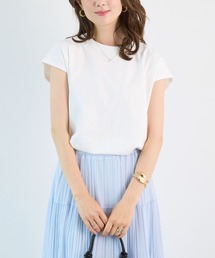 フライスフレンチスリーブTシャツ