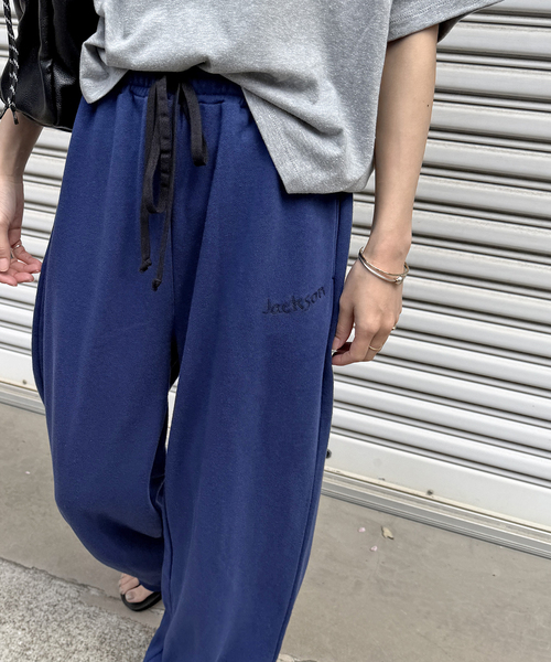 JACKSON MATISSE(ジャクソンマティス)の「《WEB限定追加》別注【RUSSELL ATHLETIC*JM for JS】 TCRウラケパンツ(スウェットパンツ・レディース・ネイビー/ブラウン・FREE)」の15枚目の写真