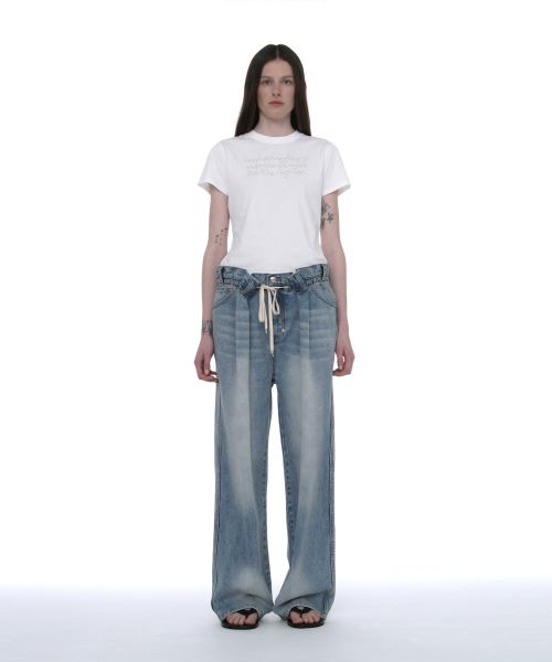 PARTIMENTO WOMEN(パルティメントウィメン)の「DBRプリンテッドショートスリーブTシャツ_ホワイト(Tシャツ/カットソー・レディース・その他・SMALL/MEDIUM)」の2枚目の写真
