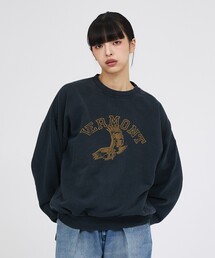 REMI RELIEF | 【REMI RELIEF / レミレリーフ】SP加工3飛び裏毛クルー / VERMONT / スウェット / ユニセックス(Tシャツ/カットソー)