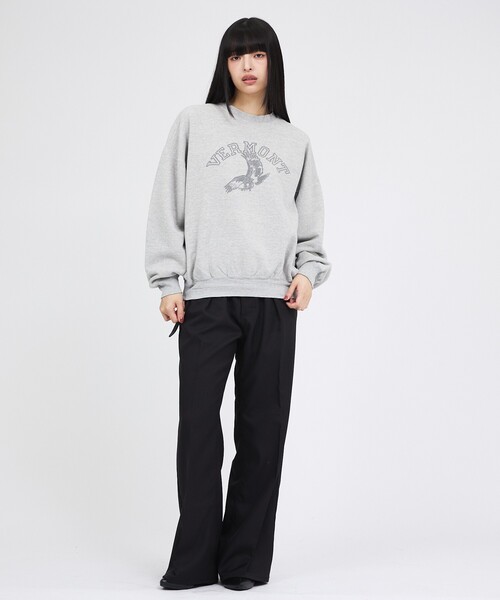 REMI RELIEF(レミレリーフ)の「【REMI RELIEF / レミレリーフ】SP加工3飛び裏毛クルー / VERMONT / スウェット / ユニセックス(Tシャツ/カットソー・メンズ・ブラック/ブラウン/グレー・M/L)」の20枚目の写真