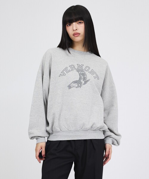 REMI RELIEF(レミレリーフ)の「【REMI RELIEF / レミレリーフ】SP加工3飛び裏毛クルー / VERMONT / スウェット / ユニセックス(Tシャツ/カットソー・メンズ・ブラック/ブラウン/グレー・M/L)」の18枚目の写真