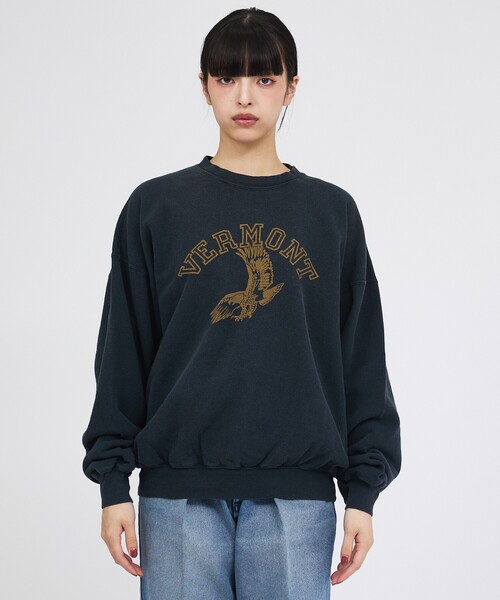REMI RELIEF(レミレリーフ)の「【REMI RELIEF / レミレリーフ】SP加工3飛び裏毛クルー / VERMONT / スウェット / ユニセックス(Tシャツ/カットソー・メンズ・ブラック/ブラウン/グレー・M/L)」の13枚目の写真