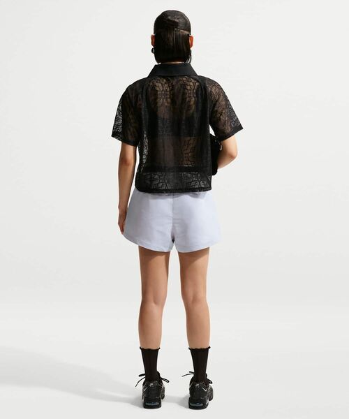 NIKE（ナイキ）の「ナイキ スポーツウェア ウィメンズ ハイウェスト 6cm ショートパンツ / Nike Sportswear Women's High-Waisted 2" Shorts IF0517-043 Pure Platinum（その他パンツ・レディース・プラチナム・XL/S/M/L/XS）」の6枚目の写真