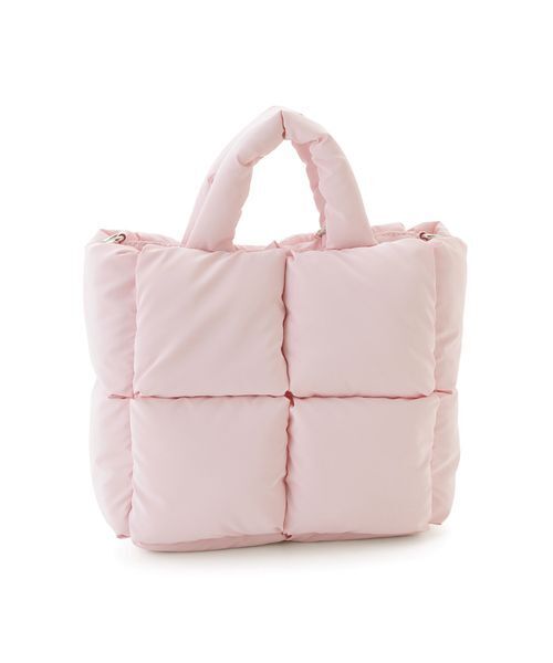emmi（エミ）の「ecoパデットミニショルダーバッグ（ショルダーバッグ・レディース・ピンク/ブラウン/イエロー/アイボリー・F）」の18枚目の写真
