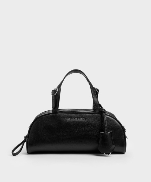 CHARLES & KEITH(チャールズ & キース)の「Vega ベガ イロンゲーテッド ボウリング バッグ(トートバッグ・レディース・スミクロ・S)」の1枚目の写真