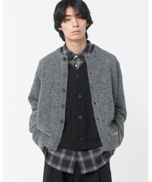 Round neck cardigan CHARCOAL