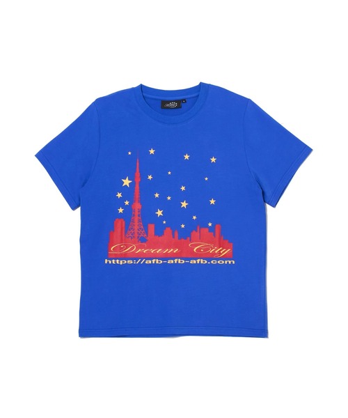 AFB(エーエフビー)の「DREAM CITY TEE(Tシャツ/カットソー・メンズ・パープル/ブラウン/ブルー・MEDIUM/LARGE/X-LARGE)」の3枚目の写真